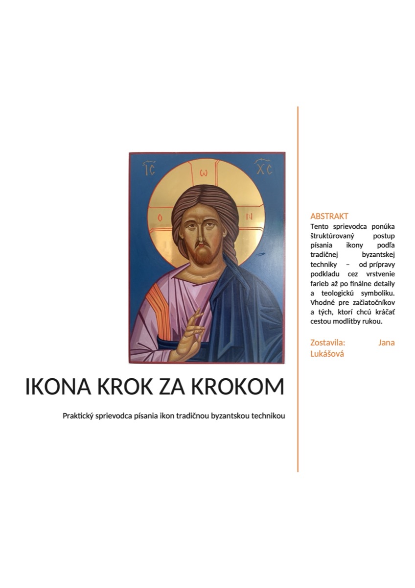 Obálka manuálu Ikona krok za krokom